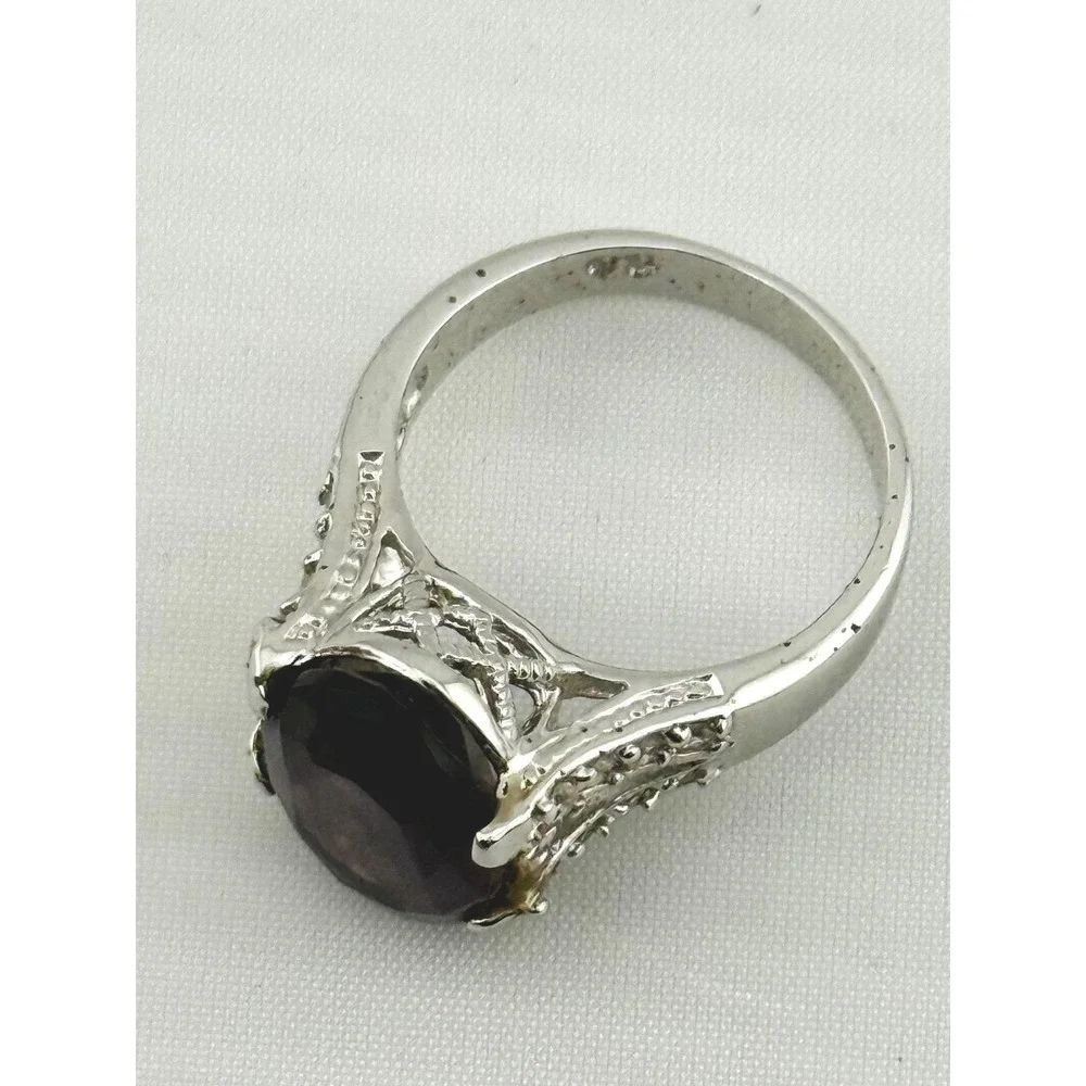 Premier Design amethyst and rhinestone ring size 7